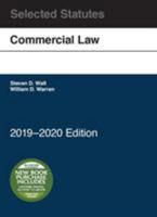 Commercial Law, Selected Statutes, 2019-2020 1642429236 Book Cover