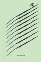 Notebook: MTB Mountain Bike Notebook for cyclists, men and women who love cycling, mountain biking and bicycle adventures 1797847171 Book Cover