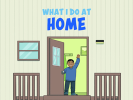 What I Do at Home: English Edition 0228701856 Book Cover