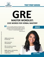 GRE Master Wordlist: 1535 Words for Verbal Mastery 1636510833 Book Cover