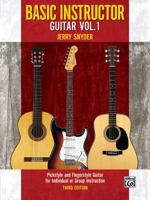 Basic Instructor Guitar, Bk 1: Pickstyle and Fingerstyle Guitar for Individual or Group Instruction 0739058495 Book Cover