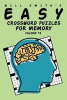 Will Smith Easy Crossword Puzzles For Memory - Volume 3 1367781949 Book Cover