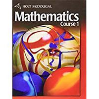 Holt McDougal Mathematics: Student Edition Course 1 2010 0030994284 Book Cover