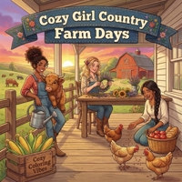 Cozy Girl Country Farm Days: Cute Relaxing Adult Activity Coloring Book | Aesthetic Comfy Hygge Fun Homebody, Rustic, Daily Living, & Peaceful Rural ... Seniors, Women & Teens (Cozy Girl Collection) 1965964729 Book Cover