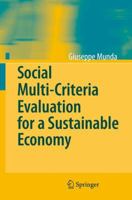 Social Multi-Criteria Evaluation for a Sustainable Economy 3642092861 Book Cover