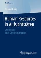 Human Resources in Aufsichtsräten: Entwicklung eines Kompetenzmodells (BestMasters) 3658254726 Book Cover