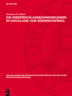 Die Niederschlagsschwankungen Im Hochland Von Südwestafrika 3112787706 Book Cover