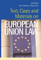 Text, Cases and Materials on European Union Law 1859417779 Book Cover