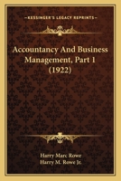 Accountancy And Business Management, Part 1 1164558617 Book Cover