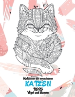 Malb�cher f�r Erwachsene - V�gel und Blumen - Tiere - Katzen null Book Cover
