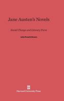 Jane Austen's Novels 0674731808 Book Cover