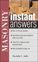 Masonry Instant Answers (Instant Answer Series) 0071395156 Book Cover
