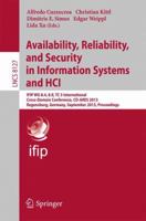 Availability, Reliability, and Security in Information Systems and HCI: IFIP WG 8.4, 8.9, TC 5 International Cross-Domain Conference, CD-ARES 2013, ... 364240510X Book Cover