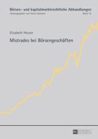 Mistrades Bei Boersengeschaeften 3631625812 Book Cover