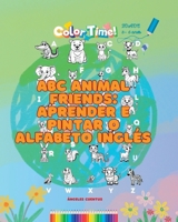 ABC Animal Friends: Aprender e pintar o alfabeto inglés B0F2FM3HHH Book Cover