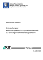 Untersuchung Der Kleinstmengeneinspritzung Reaktiver Kraftstoffe Zur Zundung Eines Nutzfahrzeuggasmotors (Forschungsberichte Aus Dem Institut Fur Kolbenmaschinen, 2) 3832556842 Book Cover