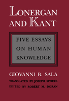 Lonergan and Kant 148752014X Book Cover