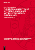 Funktionalanalytische Untersuchungen Der Navier-Stokesschen Gleichungen 3112729501 Book Cover