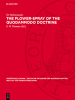 The Flower-Spray of the Quodammodo Doctrine 3112707028 Book Cover