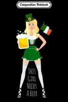 Composition Notebook: Thin Red Line Shamrock Irish St Patricks Day Fireman Journal/Notebook Blank Lined Ruled 6x9 100 Pages 1661672078 Book Cover