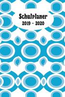 Schulplaner 2019 - 2020: Cooles V Muster Hellblau das hausaufgabenheft 2019 - 2020 f�r das neue schuljahr; mit kalender, stundenplan f�r jedes semester, wochenplaner, kontaktliste und geburtstags term 107820084X Book Cover