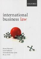 International Business Law 0195560175 Book Cover