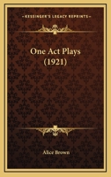 One Act Plays 1018434178 Book Cover