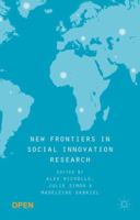 New Frontiers in Social Innovation Research 113754953X Book Cover