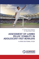Assessment of Lumbo Pelvic Stability in Adolescent Fast Bowlers 620765403X Book Cover