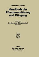 Boden Und Dungemittel 3709181984 Book Cover