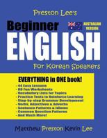 Preston Lee's Beginner English For Korean Speakers (Australian) 1986009815 Book Cover