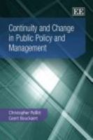 Continuity and Change in Public Policy and Management 0857935437 Book Cover