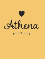 Athena: A Weekly 2020 Planner From Jan 1-Dec 31st One Page Per Week- To Do List ,Gratitude Area To Write In And Stay Organized! Makes A Perfect Gift- 8.5x11 Inches B07Y4JNGPF Book Cover