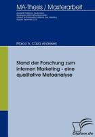 Stand Der Forschung Zum Internen Marketing 3836652447 Book Cover