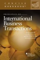 Principles of International Business Transactions 0314906835 Book Cover