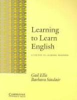 Learning to Learn English Teacher's book: A Course in Learner Training 0521338174 Book Cover