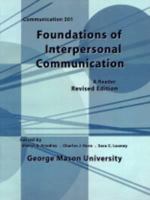 Foundations of Interpersonal Communication 0324018681 Book Cover