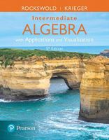Intermediate Algebra with Applications & Visualization 032115892X Book Cover