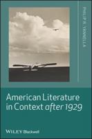 American Literature in Context After 1929 1405186003 Book Cover