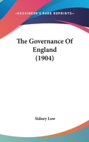 The Governance of England 1240129793 Book Cover