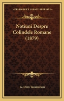 Notiuni Despre Colindele Romane (1879) 1165591081 Book Cover