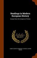 Readings in Modern European History: Europe Since the Congress of Vienna 1346085420 Book Cover