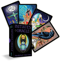 Initiates Oracle: Occult Hermetic- and Egyptian-Inspired Rituals for Profound Transformation (40 Full-Color Cards and 128-Page Guidebook) 1578639255 Book Cover