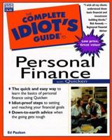 Complete Idiot's Guide to Personal Finance/Qui (The Complete Idiot's Guide) 0789717514 Book Cover