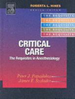 Critical Care: A Volume in the Requisites in Anesthesiology Series 0323022626 Book Cover