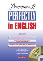 Pronounce It Perfectly in English with Audio CDs (Pronounce It Perfectly CD Packages) 1438072805 Book Cover