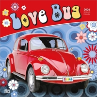 Love Bug 2026 12 X 24 Inch (Hanging) Monthly Square Wall Calendar Plastic-Free B0DYL1SHP8 Book Cover