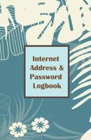 Internet Address & Password Logbook: White Leaves Extra Size (5.5 x 8.5) inches, 110 pages 1718955987 Book Cover