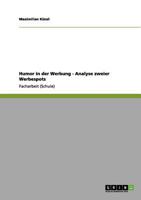 Humor in der Werbung - Analyse zweier Werbespots 3656176558 Book Cover