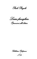 Lessico famigliare: Operazioni alla lettera 8893641534 Book Cover